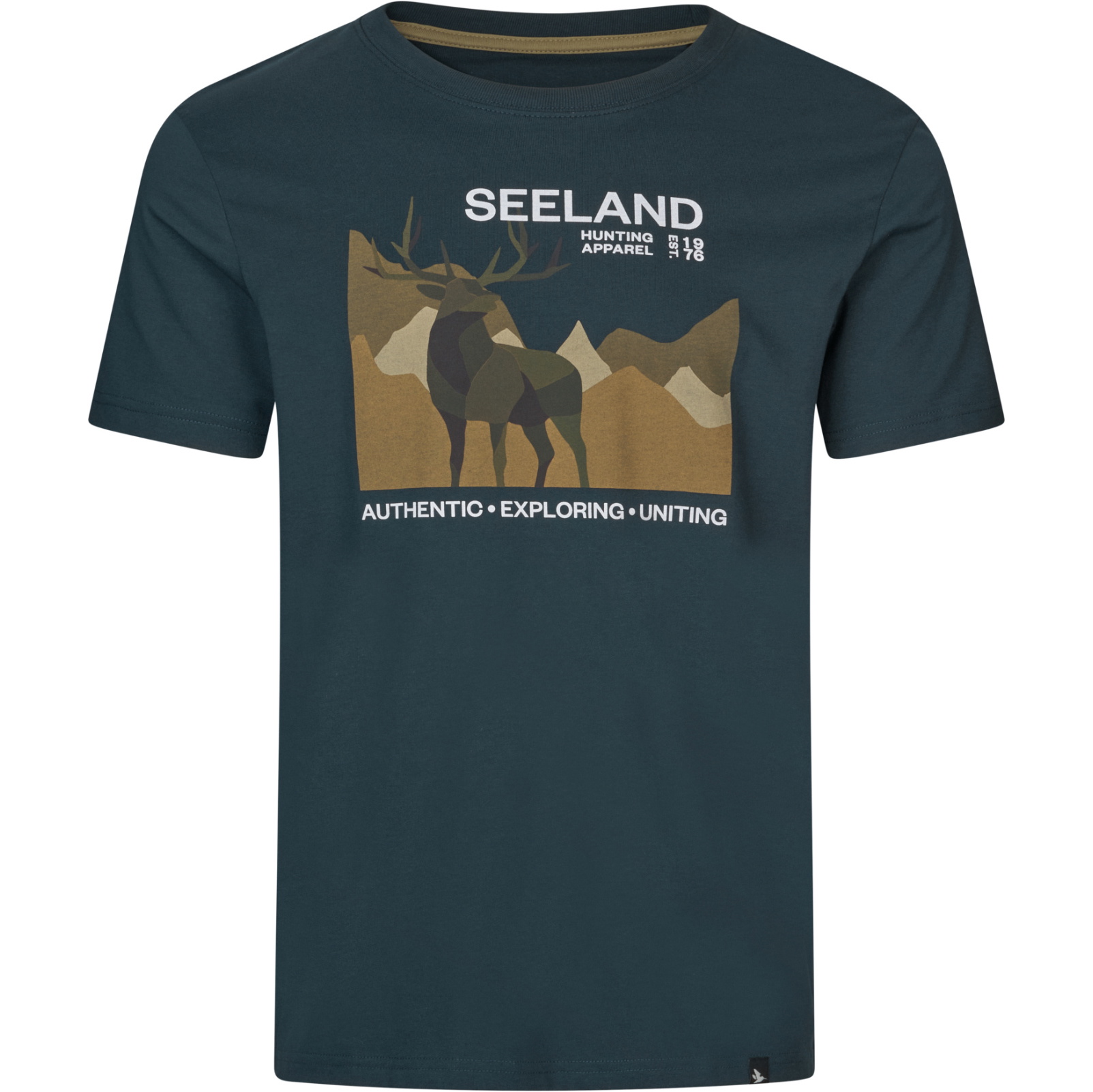 2025 Seeland Mens Fragment T-Shirt 40443 - Dark Blue